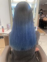 アッシュ 下北沢店(Ash) ナチュラルブルーグラデーションカラー