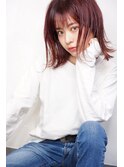 Rumor×ワンサイドショート 【ダブルバング ルビージュ】
