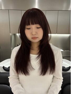 サロウィン 静岡 呉服町通り店(SALOWIN) shaggy layer/cherry red