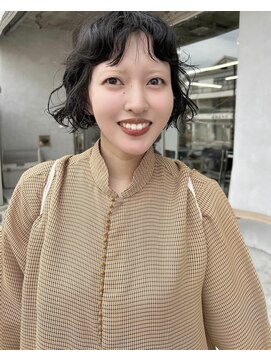 イン(in.) ミニボブパーマ/黒髪パーマ/ゆるふわ