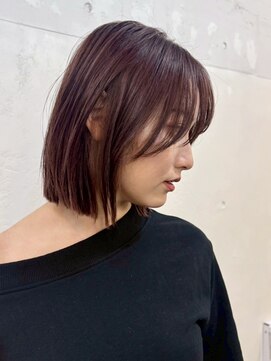 ファルベ(Farbe) ミディアムヘア/暗めカラー/グランマッシュ/デザインカラー