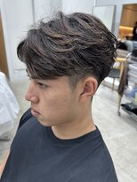 フィフス 天神大名(fifth) 天神大名フェザーパーマメンズパーマセンターパート30代fifth