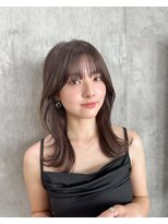 エルム 原宿 表参道(yelm)&nbsp;くびれヘア×透明感ブラウン