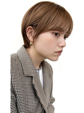 ゴカン バイ ジル ブラン 名古屋(Gokan by JIL BLAN) ハイライトバレイヤージュダブルカラーショートカット30代40代