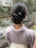 ケファ(Kepa)&nbsp;艶シニヨン 袴ヘアセット