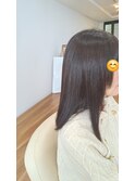 透明感カラー+3ステップトリートメントで爆ツヤ！