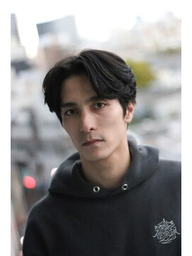 ハレ メンズサロン たまプラーザ(Hale) Haleメンズ刈り上げセンターパートニュアンスパーマたまプラーザ