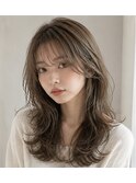 韓国モスグレージュレイヤー