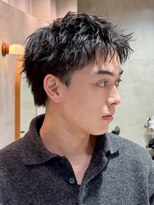 フィフス 神南(fifth) ツイストスパイラルパーマツーブロックメンズマッシュメンズヘア