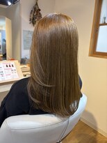 マリブ ヘアリゾート 伊勢崎本店(malibu hair resort)&nbsp;rina 透明感ベージュ