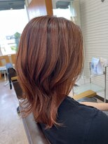 クール ヘアリズム 上田店(COOL Hair rhythm) オレンジカラー