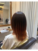 ミュミュ(mu-mu) オレンジグラデーションカラー