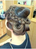 クラシカル☆編み込みアップStyle