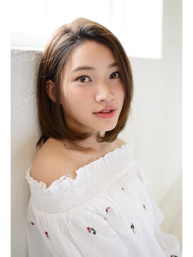 アース 上本町店(HAIR&MAKE EARTH) ツヤ可愛ストレートミディアム 【EARTH上本町店】