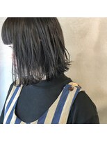 ミント(mint)&nbsp;切りっぱなしボブ&暗くても透けるグレー♪