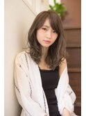 大人め、柔らかインナーカラー&パーマ