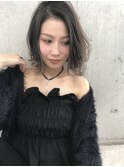 【LUNON】ハイライト×きりっぱなしボブ