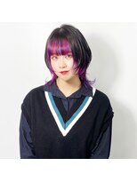 バージョン(Ver.)&nbsp;外ハネマッシュウルフ ミックスカラー インナーカラー Ver. 柏