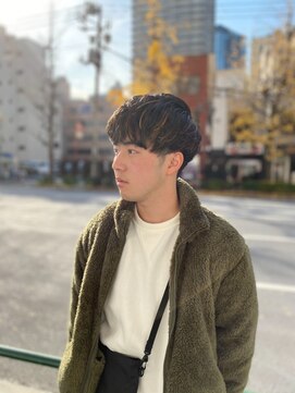 グルーマーズトウキョウ(GROOMER/S TOKYO) ハイライトデザインマッシュ　GROOME/STOKYO 太田