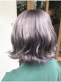 【ｔoｔ.】ケアブリーチを使用したラベンダーグレー☆20代30代