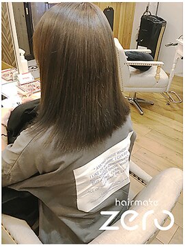 ヘアメイクゼロ 坂戸駅前店(hairmake zero) カーキベージュ