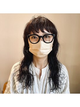 オリジネイト(ORIGINATE) ミディアムバングパーマ