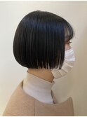 見せない刈り上げでタイトなミニボブ