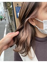 アクト 十条店(ACT)&nbsp;ミルクティーベージュ/グレージュ　インナーカラー