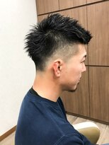 コジック ヘアアンドアイ(Cogic hair & eye)&nbsp;メンズカット スタイリッシュスキンフェード　ジェットモヒカン