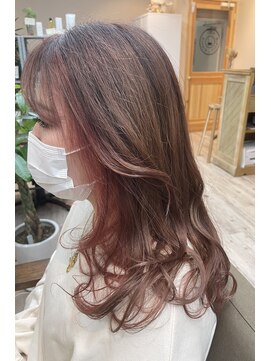 ヘアブランコブランコ 横浜(hair blanco_blanco) ボブウルフ/くびれヘア/グレージュカラー/ココアベージュ/横浜駅