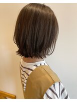 トリート 市川店(TREAT)&nbsp;レイヤーボブ×ベージュ