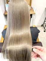 ヘアデザイン ファブロ(hair design FABRO.) ◎メテオミルクティーカラー/髪質改善/ホワイトカラー◎