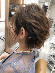 モテ髪アレンジ☆20代30代40代☆ヘアセットパーティーショート☆