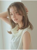 ハイライトこなれミディ