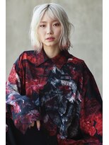 オブヘアーギンザ(Of HAIR GINZA) ホワイトベージュ×ヘムカラー