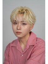 オーシャントーキョーオーバー 渋谷(OCEAN TOKYO OVER)&nbsp;韓国ヘアカルマパーマカルマバングセンターパート黒髪ウルフ