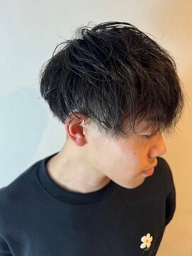 プレミアムバーバー 銀座店(PREMIUM BARBER produce by HIRO GINZA) 前下がりショート