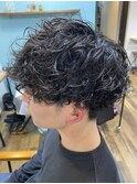 重マッシュ×スパイラルパーマ【TELA HAIR】