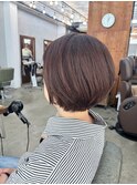 木村法子【ショートボブ×ナチュラルブラウン】