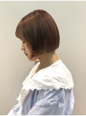 ボブ、切りっぱなしボブ