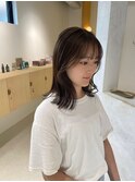 【Neelu_citron_hachi】顔まわりカット×アッシュブラウン
