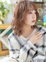 カバーヘア ブリス 上尾西口店(COVER HAIR bliss)&nbsp;大人かわいいミルクティーピンクウェットヘアh3上尾20代30代40代