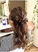 ハーフアップ【品川/ヘアセット】