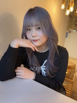 ココルアナ(coco luana) ラベンダーカラー/韓国/レイヤーカット/髪質改善