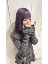 ユーフォリア 渋谷グランデ(Euphoria SHIBUYA GRANDE)&nbsp;レイヤーカット　ラベンダーカラー　ホワイトカラー　YUKI