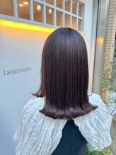 タナココロ 新丸子 バイ ムーン 武蔵小杉(tanacocolo by moon) 切りっぱなしボブ/エアリーロング/美髪のススメ/ピンクブラウン