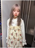 【KASUMI天神美容室】グレージュハイトーン×海外レイヤー