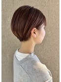 タイトなショートボブ