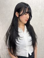 エイム(AiM)&nbsp;レイヤーカット/ハイレイヤー/ブルーブラック/透明感カラー