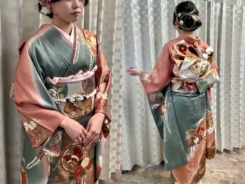 ルアール(Le'R)の写真/【四日市市/日永】振袖/訪問着/留め袖/袴etc..思い出に残る日はプロにお任せ下さい◎ヘアセットも可能*